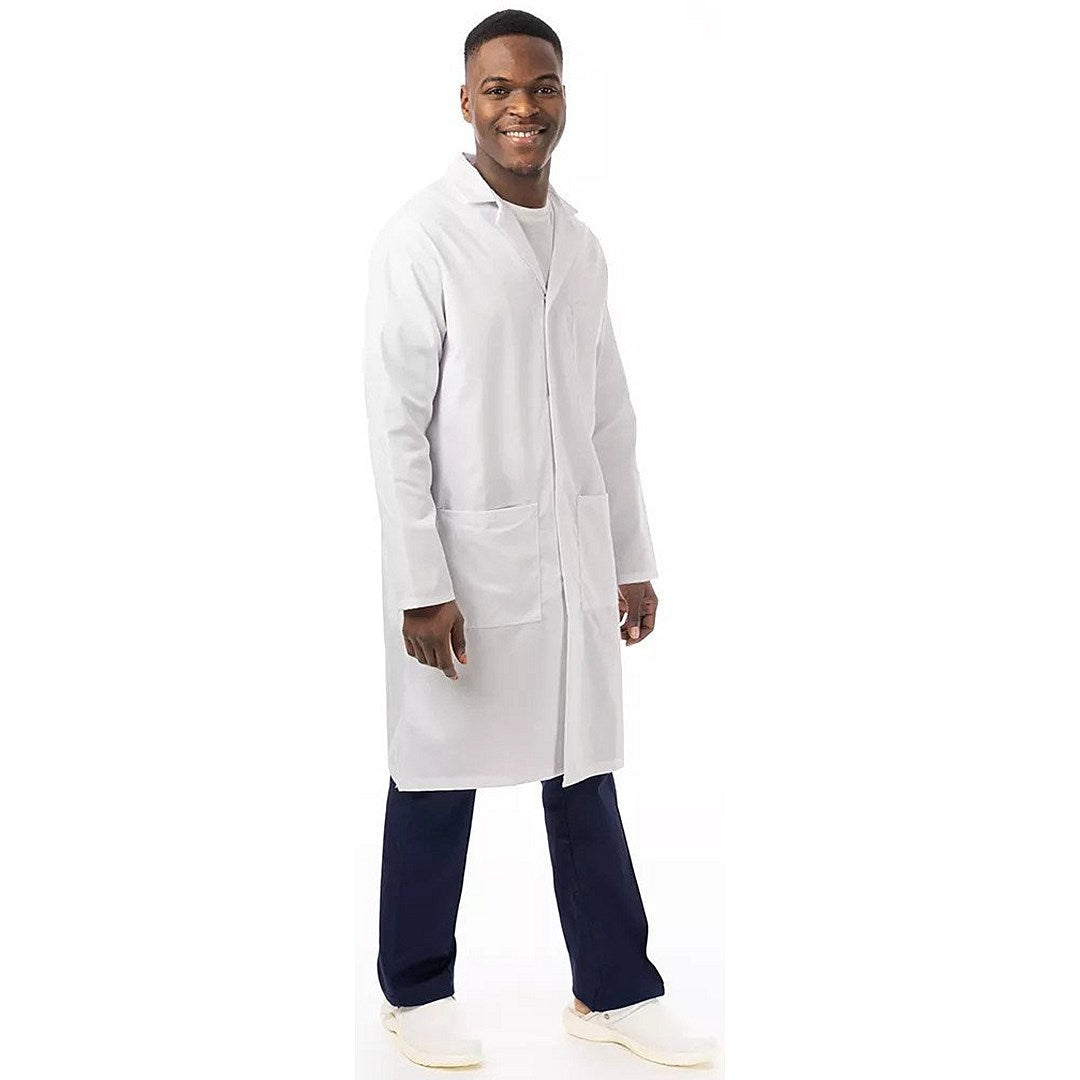 Work In Style Professional Unisex Lab Coat, White, 52 Easy2Order : WIS60697