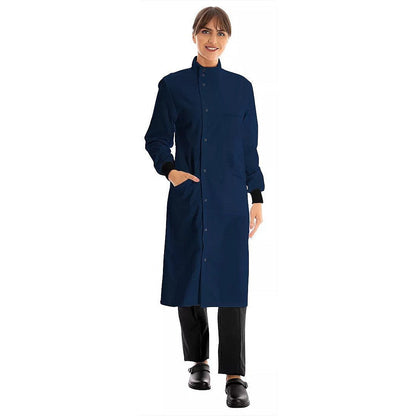 Work In Style Howie Lab Coat, Unisex, Navy Blue, 46 Regular Easy2Order : WIS62293