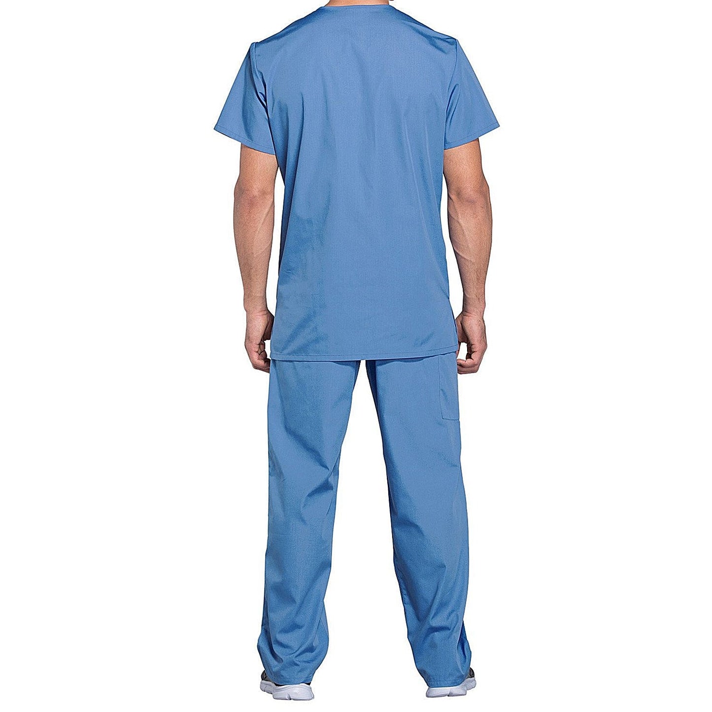 Cherokee Professional V-Neck Scrub Top, Ceil Blue, 3XL