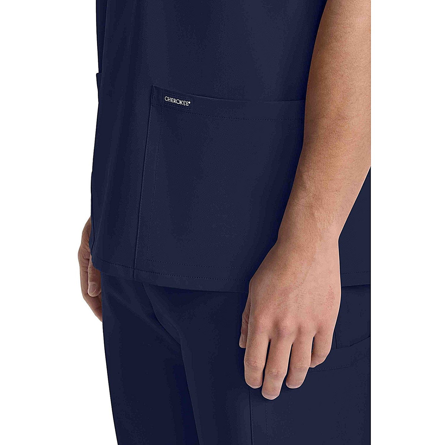 Cherokee Originals Ultra Female V-neck Scrub Top, Navy Blue, Small
