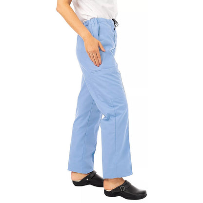 534LWT Unisex Combat Scrub Trousers, Sky Blue, Size Small