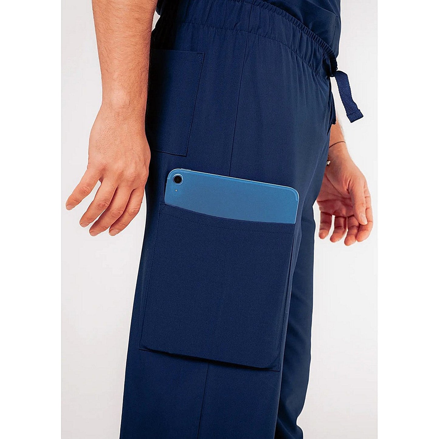 Key Scrubs KEYTR100 Eco Stretch Atlantic Scrub Trousers, Navy, Size XL