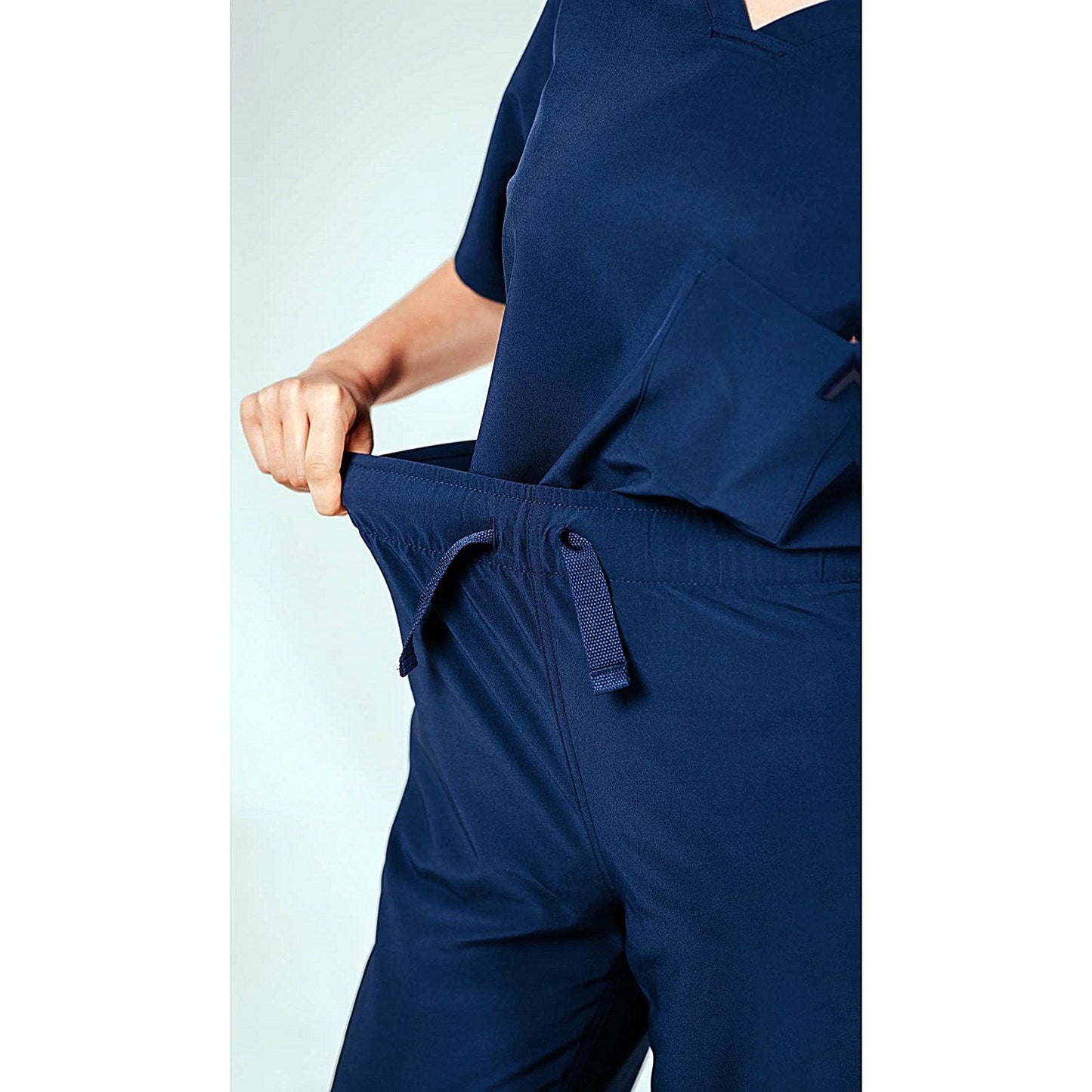 Key Scrubs KEYTR100 Eco Stretch Atlantic Scrub Trousers, Navy, Size XL