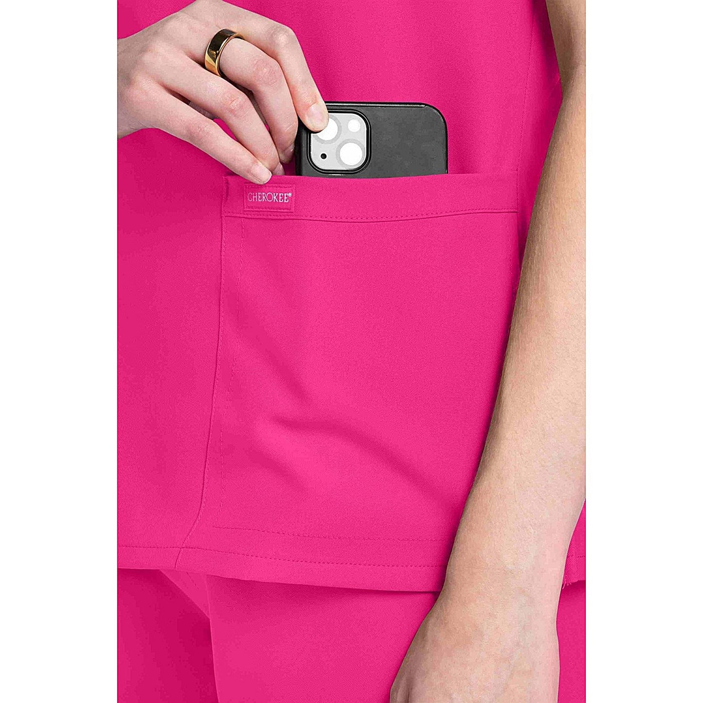 Cherokee Originals Ultra Female V-neck Scrub Top, Electric Pink, 2XL