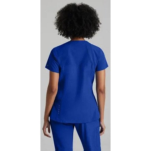 Barco One Racer Scrub Top, Cobalt Blue, Medium