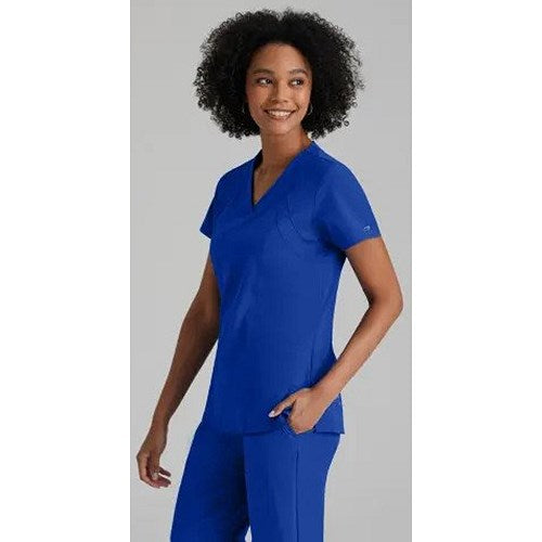 Barco One Racer Scrub Top, Cobalt Blue, Medium