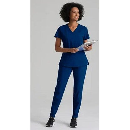Barco One Racer Scrub Top, Indigo, Medium