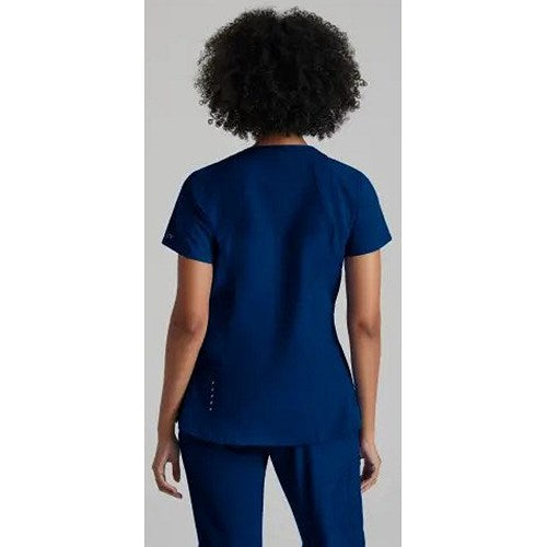 Barco One Racer Scrub Top, Indigo, Medium