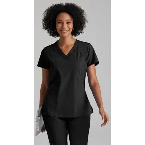 Barco One Racer Scrub Top, Black, 3XL