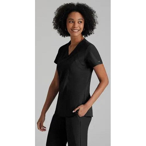 Barco One Racer Scrub Top, Black, 3XL Easy2Order : WIS96460
