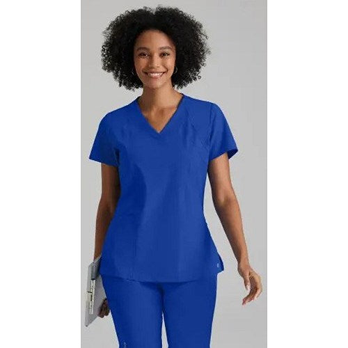 Barco One Racer Scrub Top, Cobalt Blue, 4XL