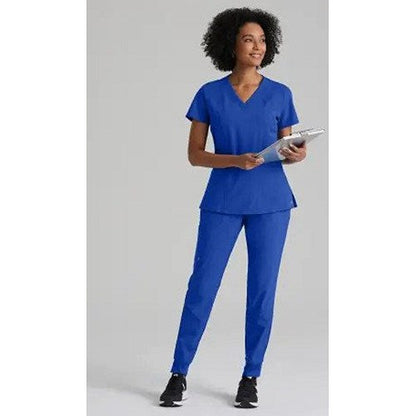 Barco One Racer Scrub Top, Cobalt Blue, 4XL