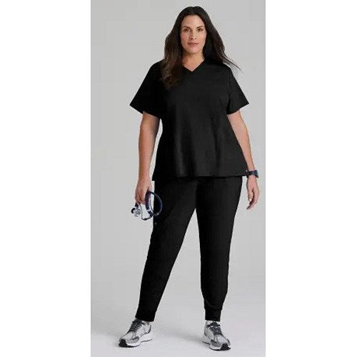 Barco One Pulse Scrub Top, Black, XL