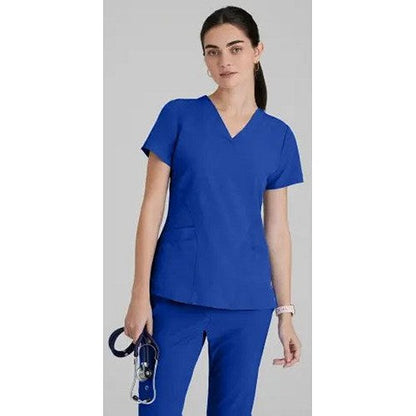 Barco One Pulse Scrub Top, Cobalt Blue, 2XS
