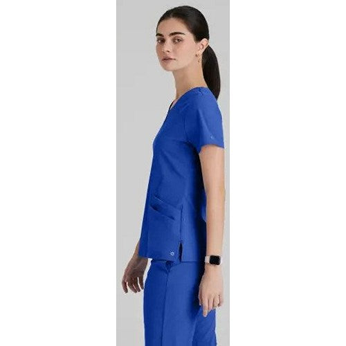 Barco One Pulse Scrub Top, Cobalt Blue, Medium