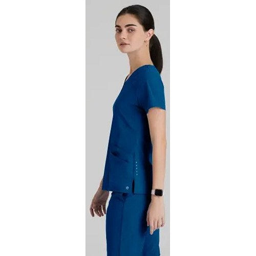 Barco One Pulse Scrub Top, Indigo, 4XL