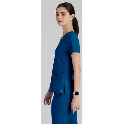 Barco One Pulse Scrub Top, Indigo, 4XL