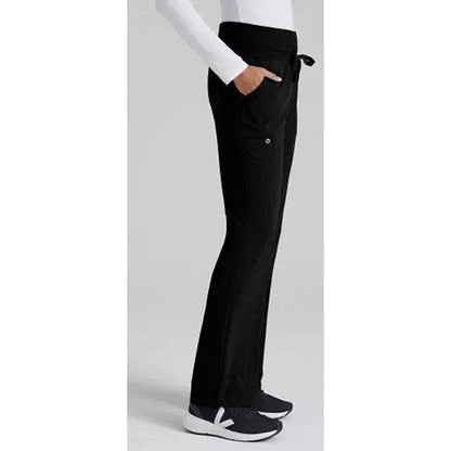 Barco One Stride Scrub Trousers, Black, 2XS, Regular Leg
