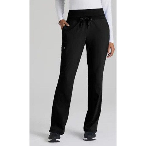 Barco One Stride Scrub Trousers, Black, 2XL, Regular Leg