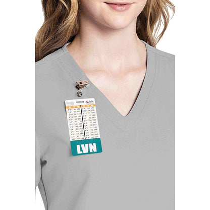 Cherokee Originals Ultra Female V-neck Scrub Top, Grey, Large