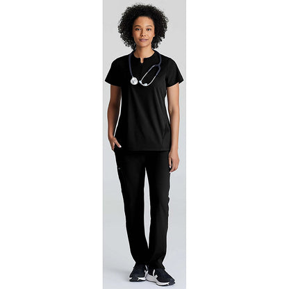 Barco One Flux Scrub Top, Black, XS Easy2Order : WISBOT216BLXS