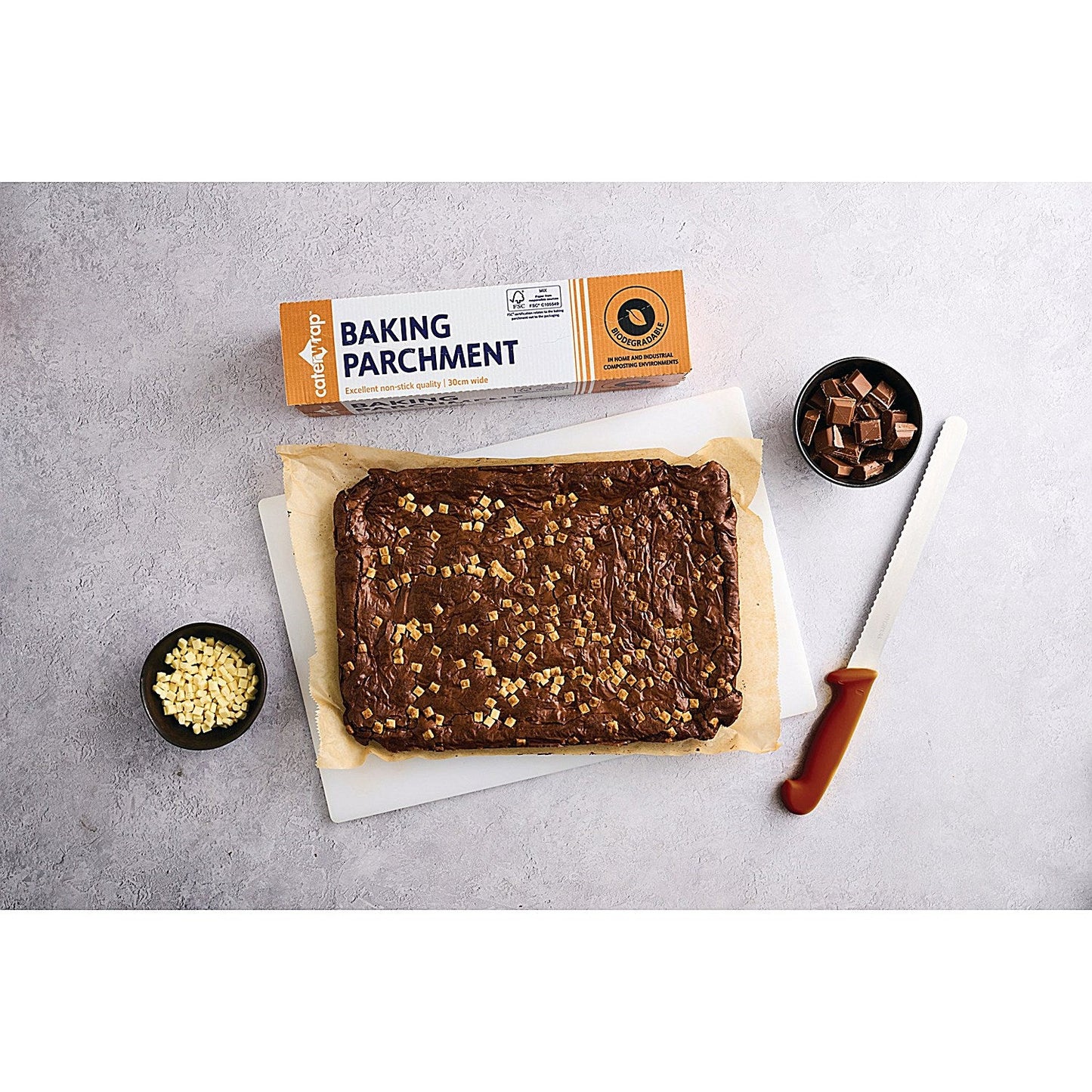 Caterwrap Baking Parchment Paper, 30cm x 75m Easy2Order : WR21260