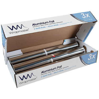 Wrapmaster 4500 Foil Refill, 45cm x 90m, Pack of 3