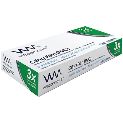 Wrapmaster 4500 Cling Film Refill, 45cm x 300m, Pack of 3 Easy2Order : WR31813