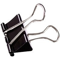 Foldback Clip 32mm Black (100 Pack) 23081