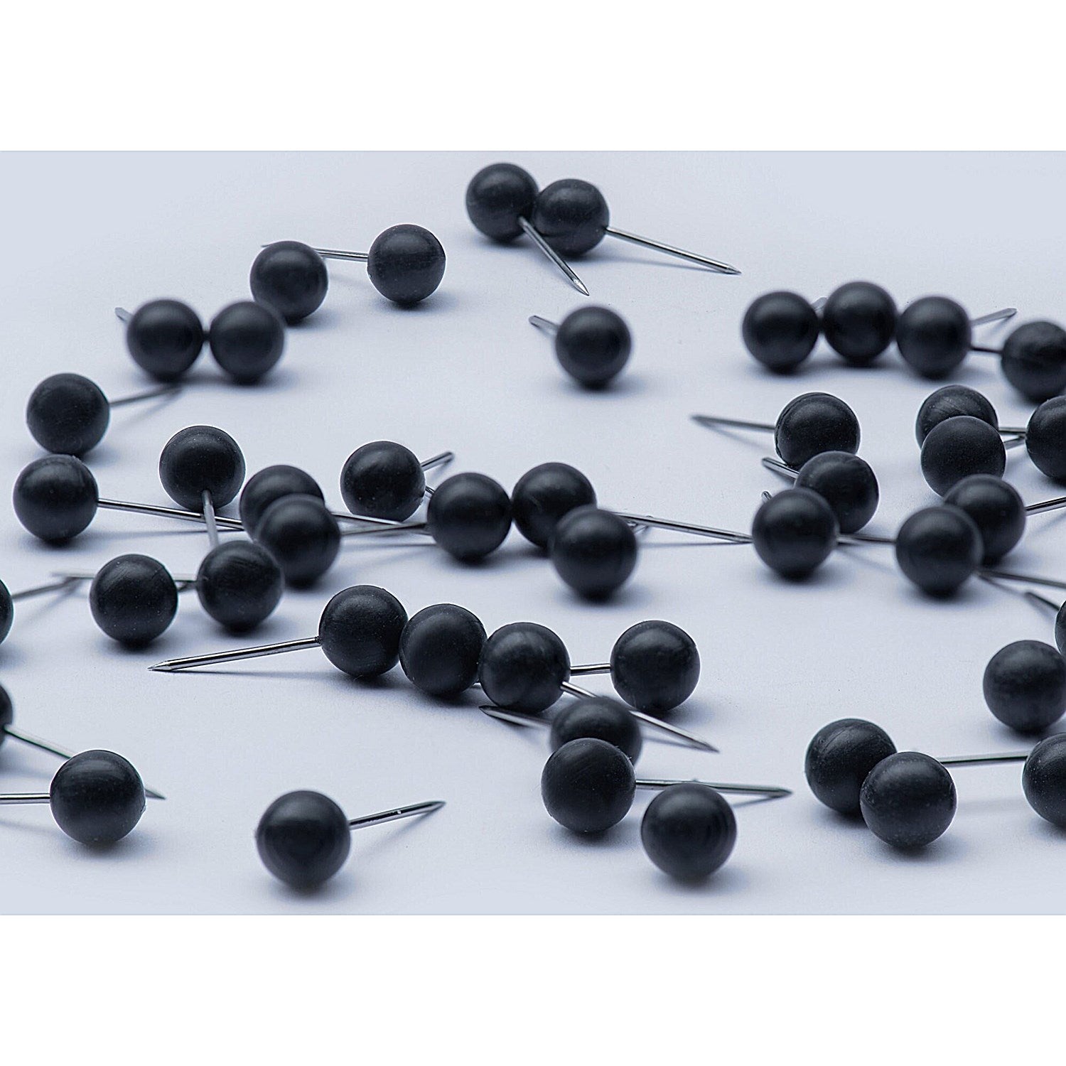 Map Pins Black (100 Pack) 26891