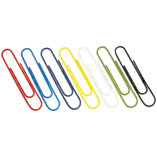 Paperclips Coloured 32mm 10 x 100 (Pack of 1000) 30601