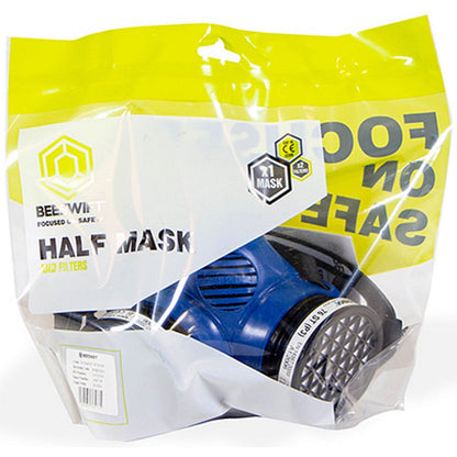 Beeswift Half Mask & P3 Filter Kit, Blue & Black Easy2Order : WSBKITP3