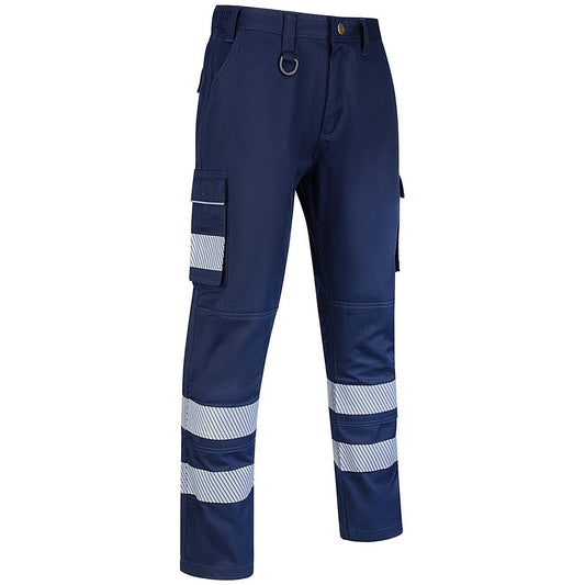 Guardian Safety Combat Trousers, Navy Blue, 50R Easy2Order : WWSECTRN50
