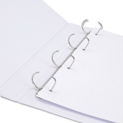 Presentation Ring Binder, A4, 4 O-Ring, 16mm Capacity, White, Pack of 10