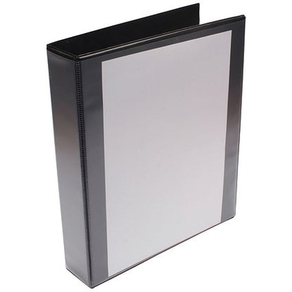Presentation Ring Binder, A4, 4 D-Ring, 25mm Capacity, Black, Pack of 10