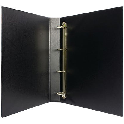 Presentation Ring Binder, A4, 4 D-Ring, 25mm Capacity, Black, Pack of 10