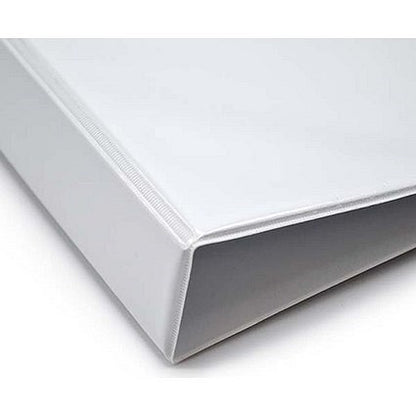 Presentation Ring Binder, A4, 4 D-Ring, 40mm Capacity, White, Pack of 10