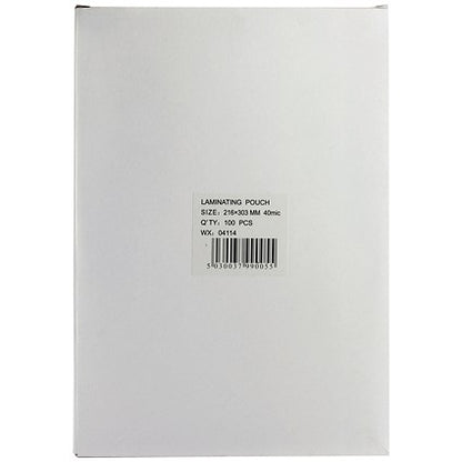 Everday A4 Laminating Pouches, 80 Microns, Glossy, Pack of 100
