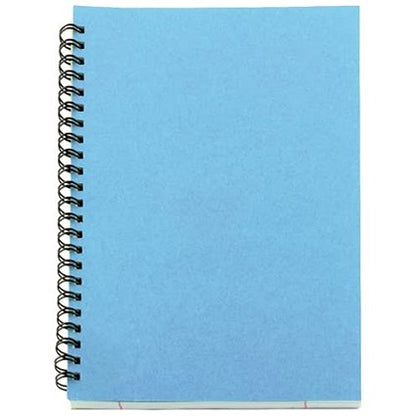 Everyday Wirebound Notebook, A5, Ruled, 80 Pages, Blue, Pack of 12