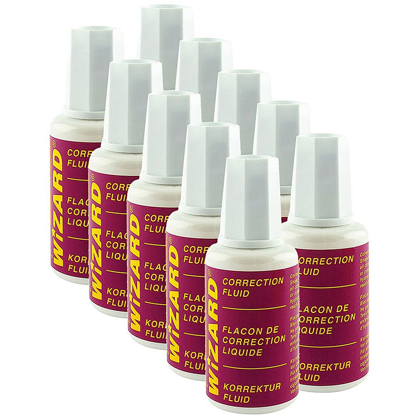 Correction Fluid, 20ml, Pack of 10