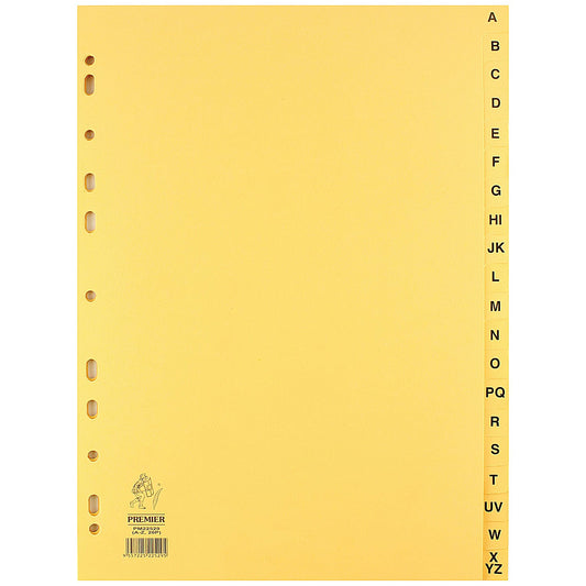 Everyday Index Dividers, A-Z, Buff Tabs, A4, Buff