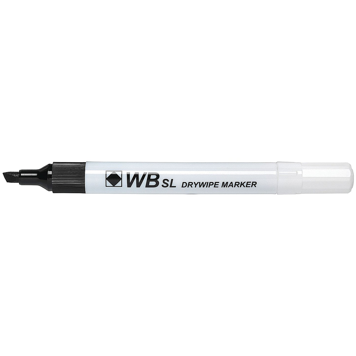 Black Whiteboard Markers, Chisel Tip, Pack of 10