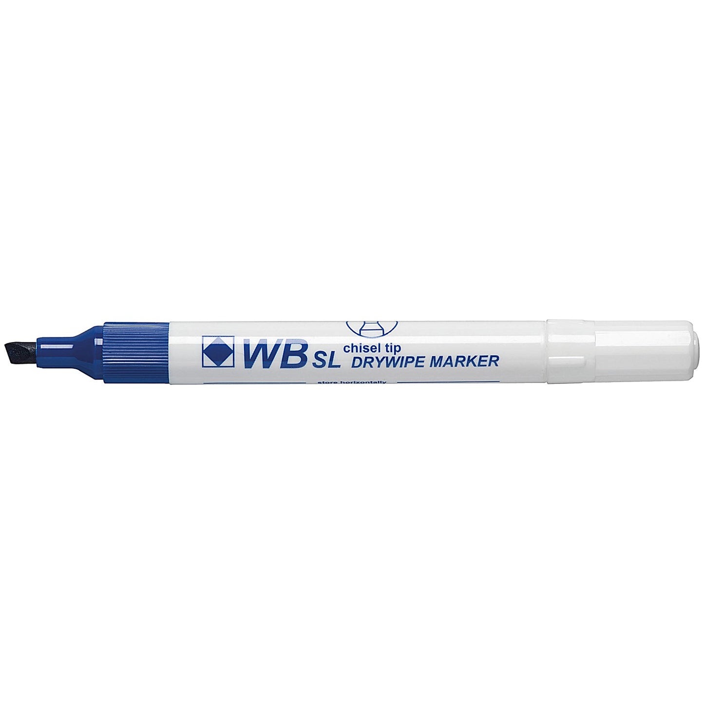 Blue Whiteboard Marker, Chisel Tip, Pack of 10