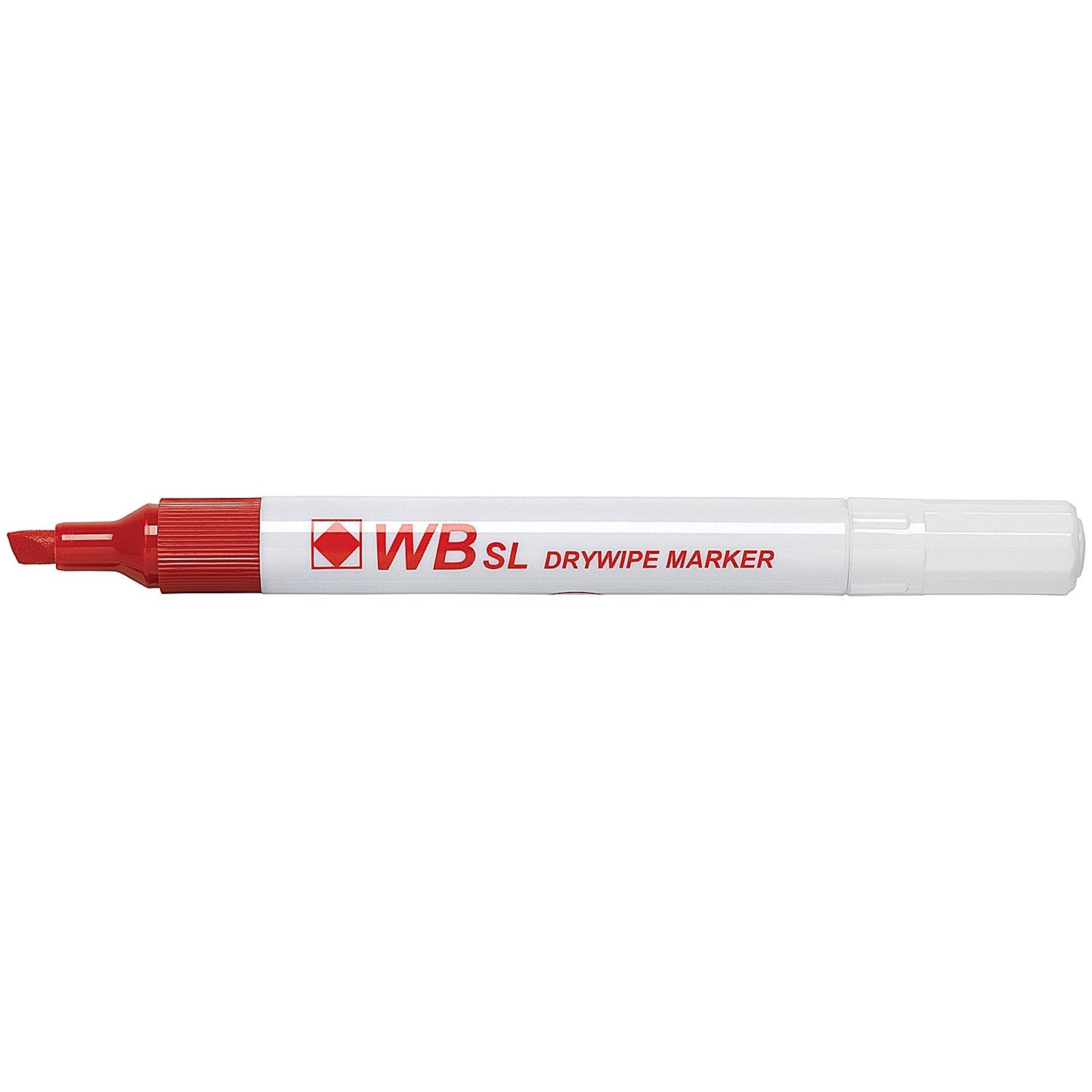 Red Whiteboard Marker, Chisel Tip, Pack of 10