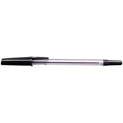 Ballpoint Pens, Black, Pack of 50
