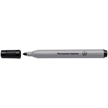 Black Permanent Marker Bullet Tip (Pack of 10)