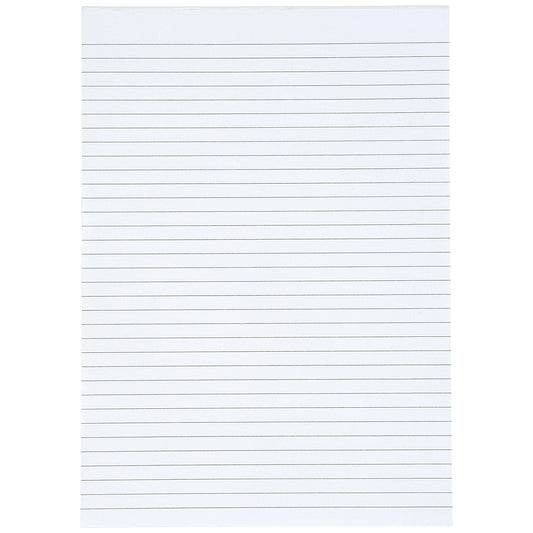 Everyday Memo Pad, A4, Ruled, 160 Pages, White, Pack of 10