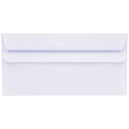 DL Envelopes, Self Seal, 80gsm, White, Pack of 1000