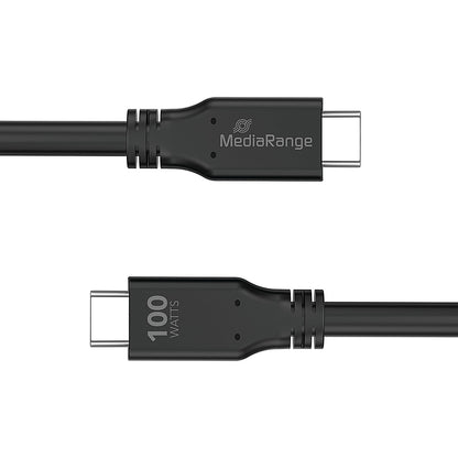 Mediarange USB Type-C Charge And Sync Cable, USB 3.2, 3m Black