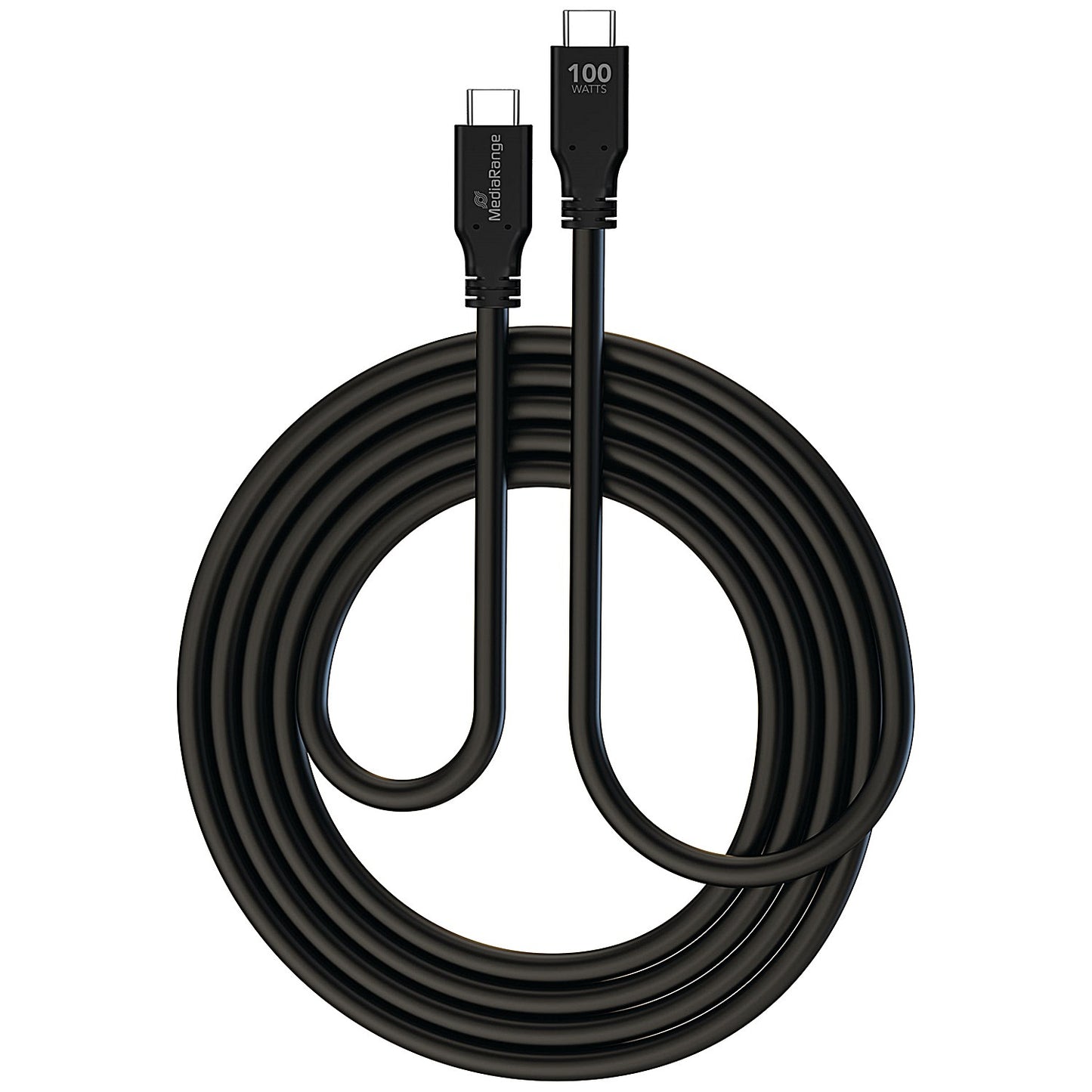Mediarange USB Type-C Charge And Sync Cable, USB 3.2, 3m Black